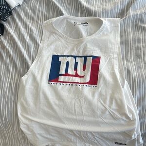 White Sleeveless Graphic Tee